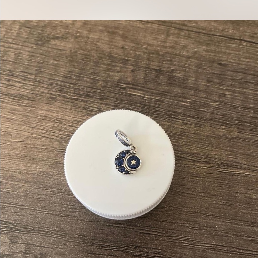 Pandora Silver and Blue Celestial Charm